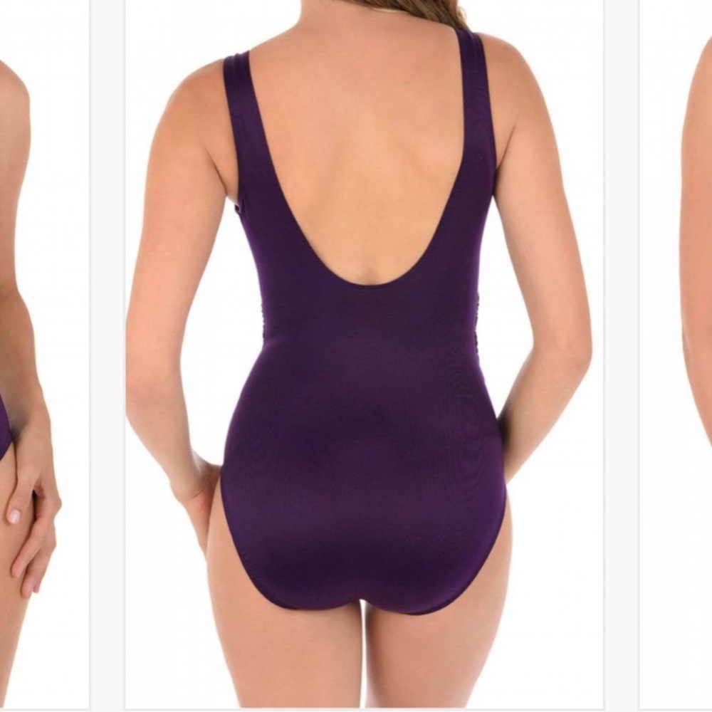 New MIRACLESUIT REVELE ONE PIECE plum 14 - Picture 3 of 9